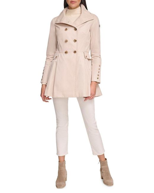 Calvin klein petite skirted raincoat hotsell