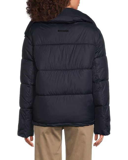 Hudson Blue Mock Collar Puffer Jacket