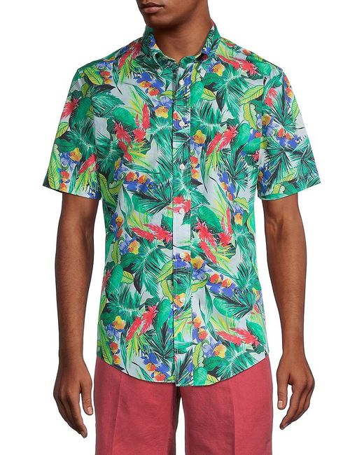 Brooks Brothers Regent Fit Tropical Supima Cotton Button-down Shirt in ...