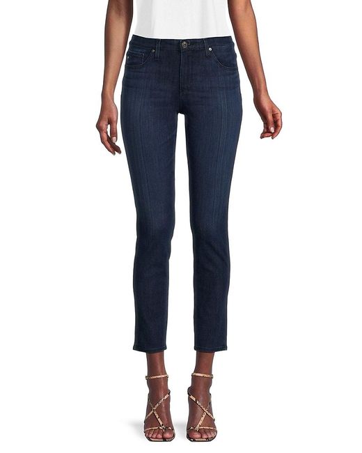 AG Jeans Mid Rise Ankle Kick Flare Jeans in Blue | Lyst Canada