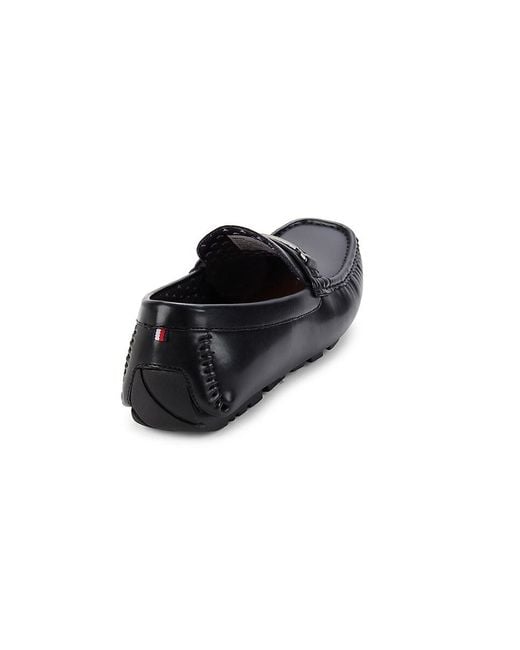 Tommy Hilfiger Black Maxin Driving Loafers for men