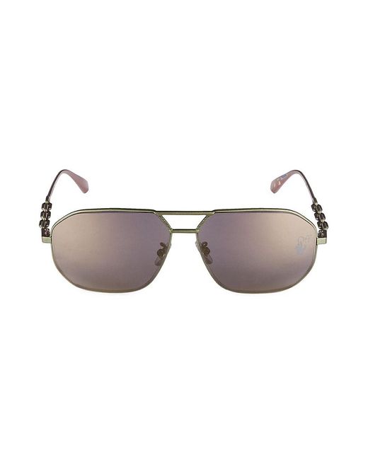 Off-White c/o Virgil Abloh Gray Off- 61Mm Rectangle Sunglasses