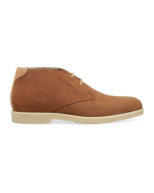 Stuart Weitzman Brown Austin Suede Ankle Boots for men