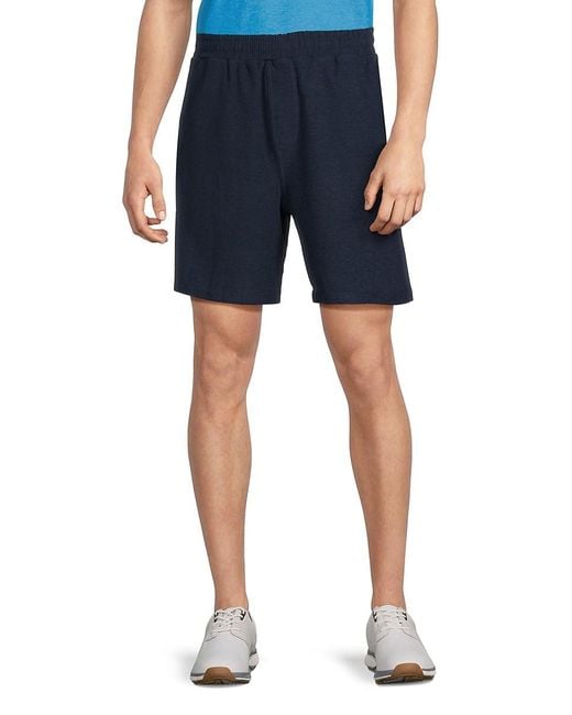 Beyond Yoga Blue Free Fit Easy Shorts for men