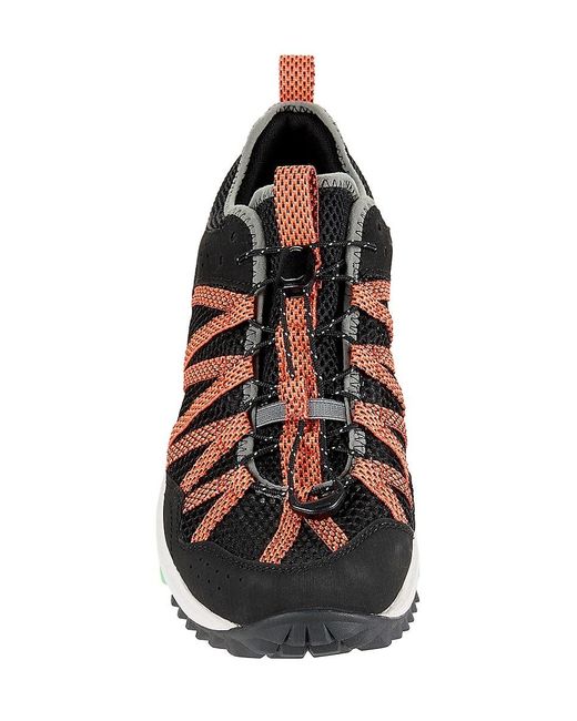 Merrell Black Wildwood Contrast Lace Sneakers for men