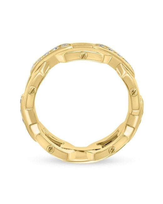 Effy Metallic 14K & 0.53 Tcw Lab-Grown Diamond Ring/1.01"