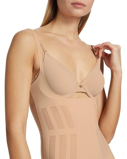 Commando Natural Luxe Control Mesh Bodysuit