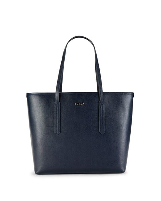 Furla Ariana Leather Open Tote Bag in Blue Lyst Australia