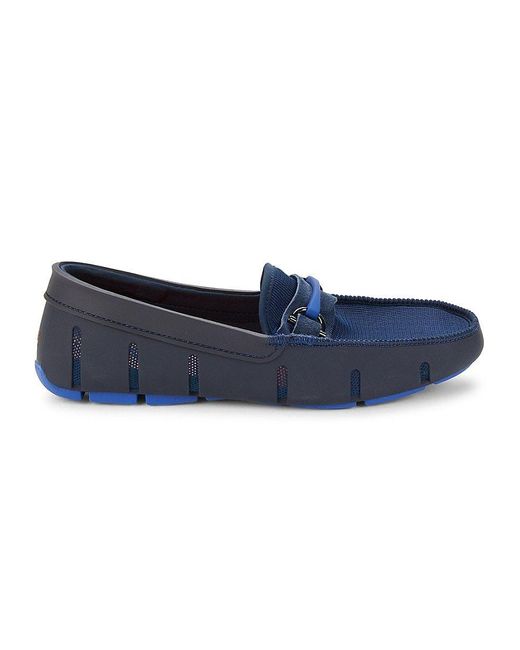 Swims Sporty Mesh Bit Loafers in Blue for Men Lyst