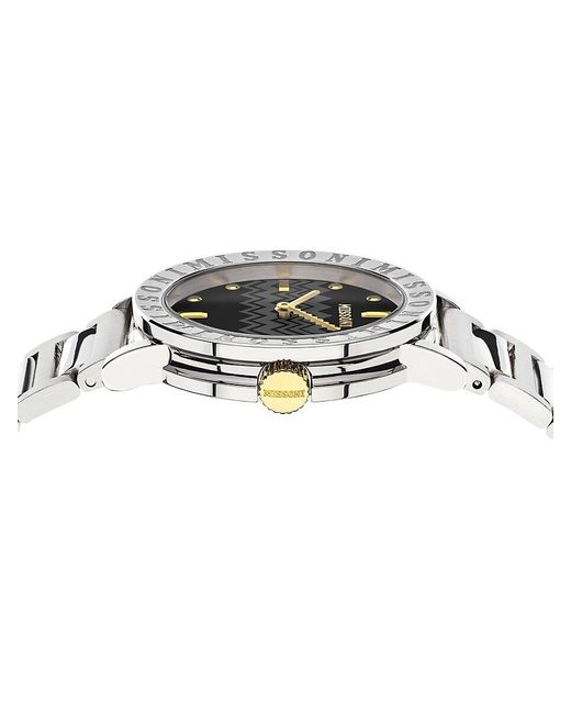 Missoni Black M2 34.5mm Stainless Steel Bracelet Watch