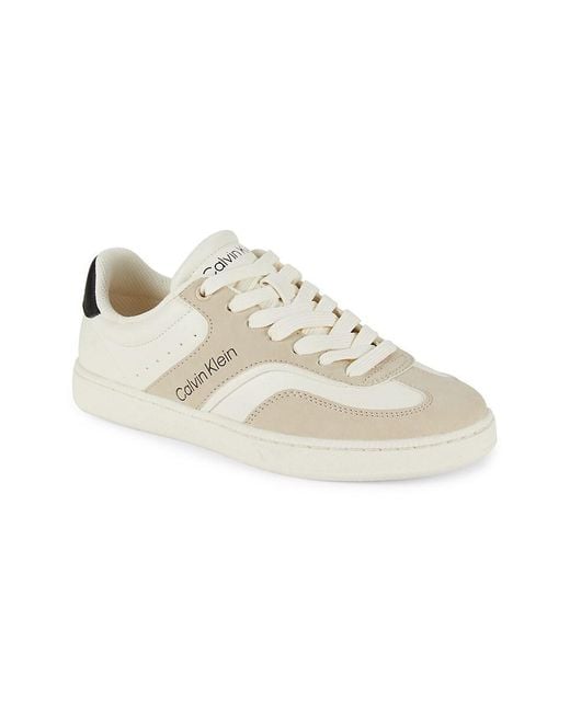 Calvin Klein White Norah Low Top Sneakers
