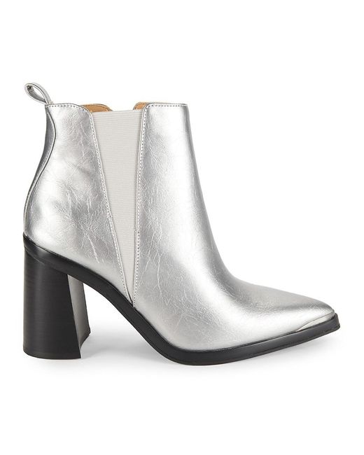 Charles david white boots best sale