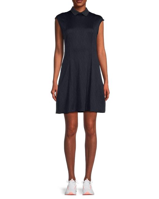 J.Lindeberg Blue J. Lindeberg Jill Textured Minidress