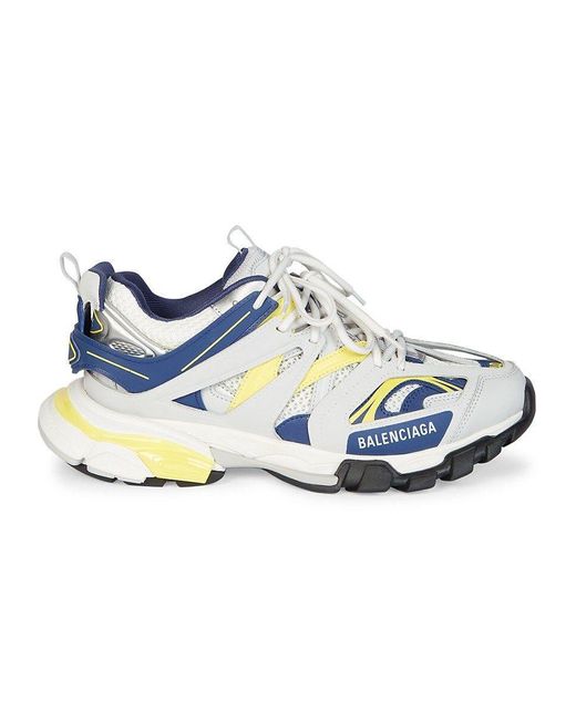 Balenciaga Track Lace up Sneakers in Blue for Men Lyst