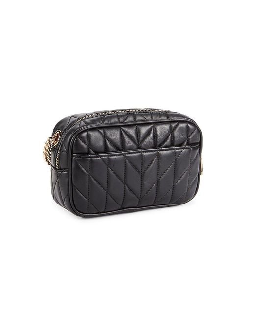 Karl Lagerfeld Lafayette Leather Quilted Shoulder Bag in Black Lyst