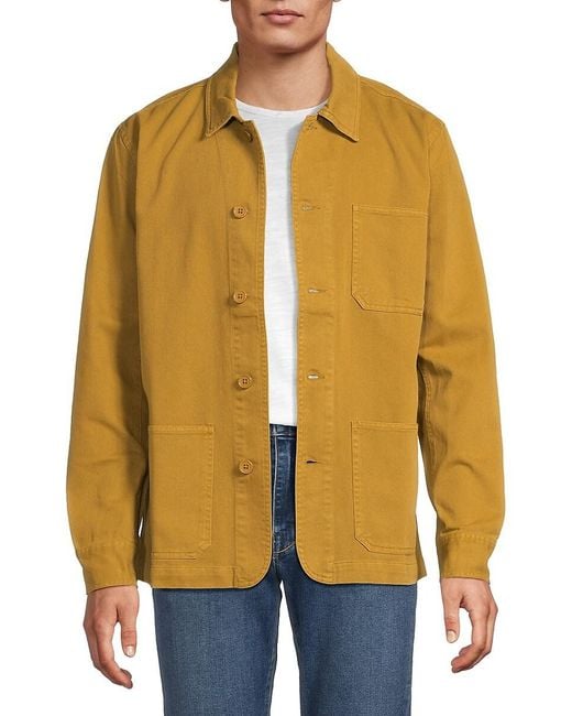 Joe's Jeans Blue Chore Denim Shirt Jacket for men