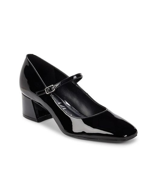 Calvin Klein Black Marlay Mary Jane Block Pumps