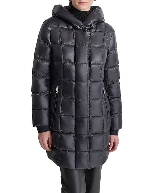 Dkny hooded down puffer coat on sale