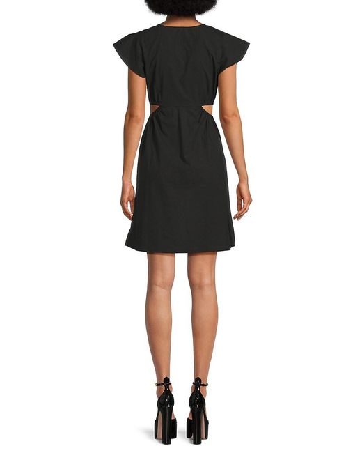 Rails Black Nyla Cutout Mini Dress