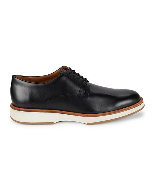 Allen Edmonds Black Benson Leather Derby Shoes for men