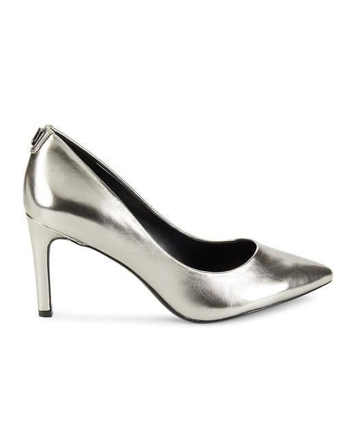 Karl Lagerfeld Glora 76Mm Metallic Pumps