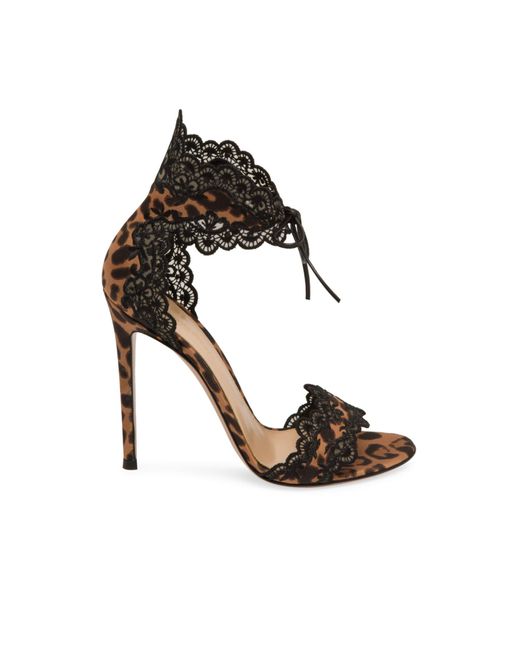 gianvito rossi leopard sandals
