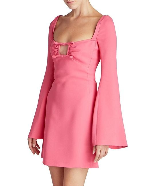 Giambattista Valli Pink Cut-out Minidress