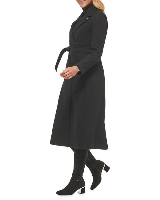 Calvin klein black dress coat Clearance