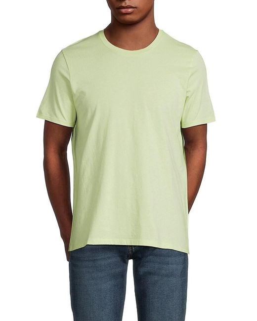 ATM Green Short Sleeve Cotton T-Shirt for men