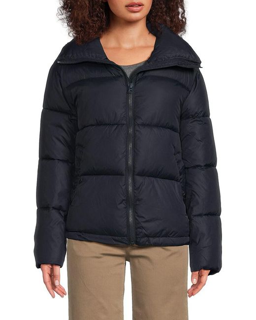 Hudson Blue Mock Collar Puffer Jacket
