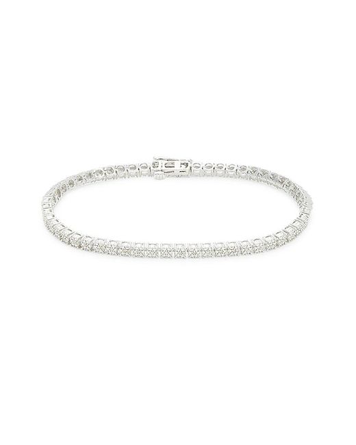 Effy ENY Sterling Silver & 0.25 Tcw Diamond Tennis Bracelet in Metallic ...