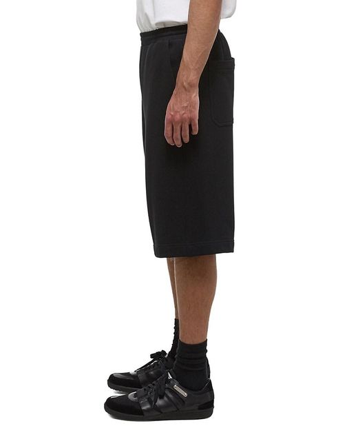 Helmut Lang Gray Gusset Cotton Sweatshorts for men