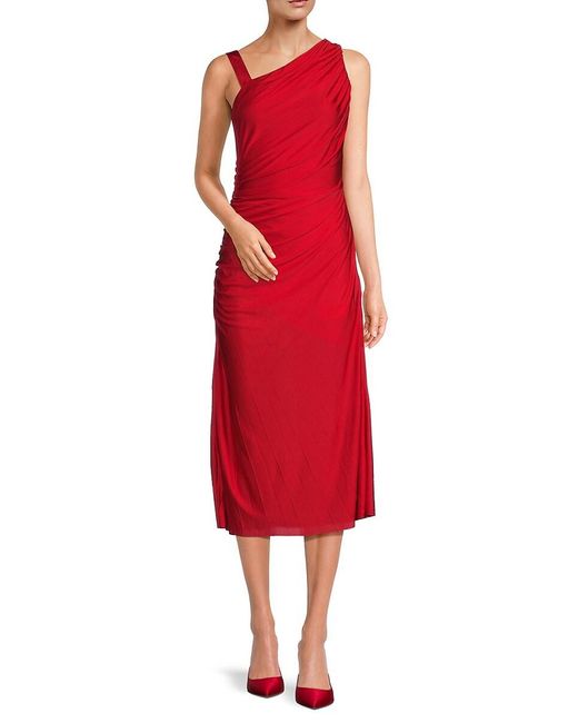 Boss Red Eperla Ruched Midi Dress