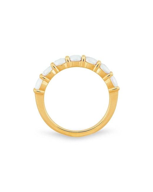 Saks Fifth Avenue Metallic 14K & Opal Ring