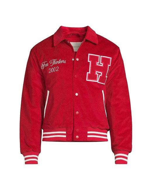 Hudson on sale letterman jacket