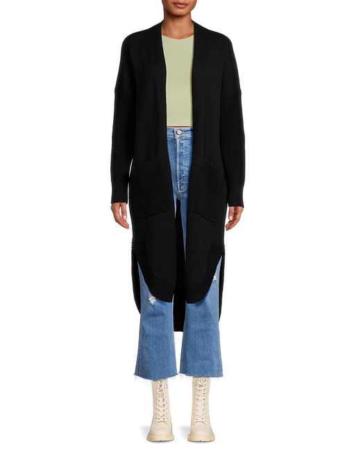 French Connection Black Mozart Longline Cardigan