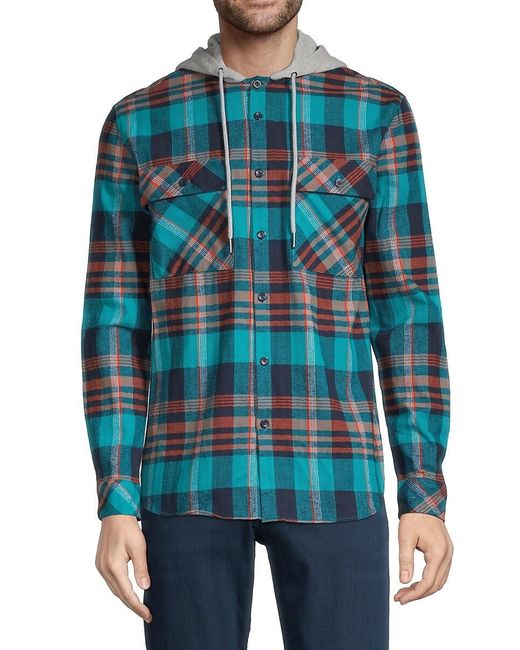 hooded plaid shirt flipkart
