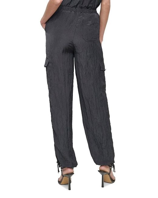 DKNY Natural Crinkled Jogger Pants
