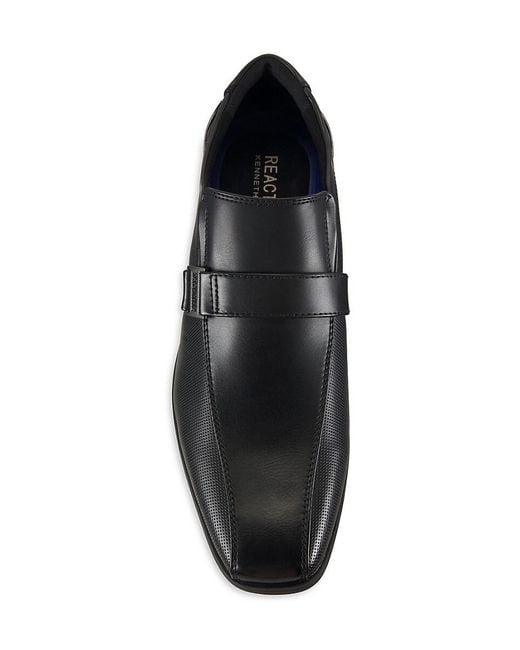 Kenneth Cole Brown Beautiful Ballad Perforated Monk Strap Loafers for men