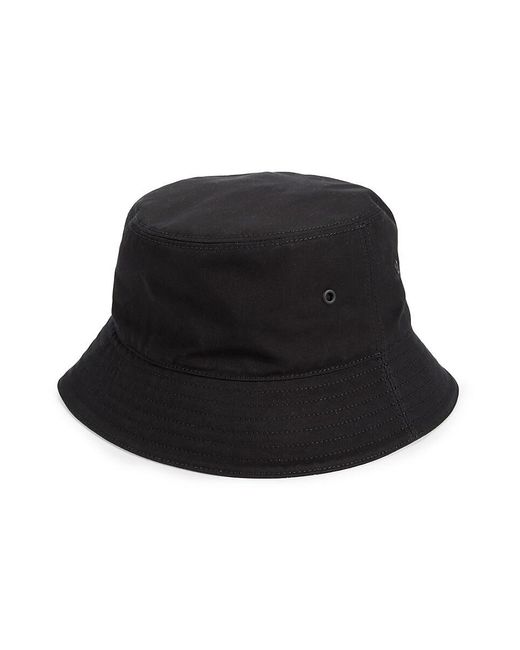 Burberry Black 'Embroidered Logo Bucket Hat