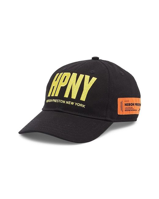 Heron Preston Black Hpny Racing Hat for men