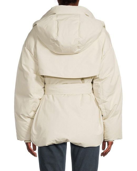 Rag & Bone Natural Matilda Hooded Down Jacket