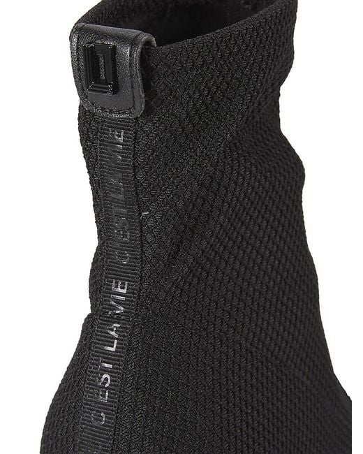 Karl Lagerfeld Black Kyle 80Mm Heeled Ankle Boots