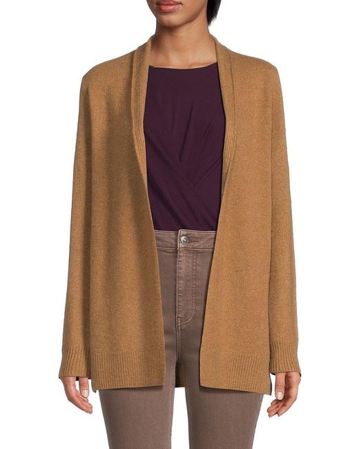 Saks Fifth Avenue Saks Fifth Avenue 100 Cashmere Open Front