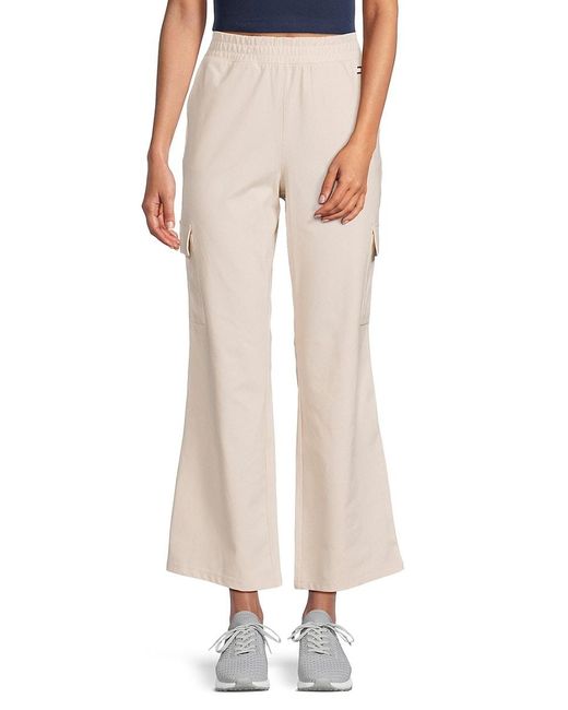 Tommy Hilfiger Natural Straight-Leg Cargo Pants