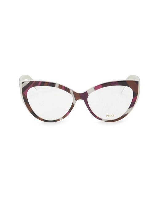 Emilio Pucci Natural 54Mm Cat-Eye Eyeglasses