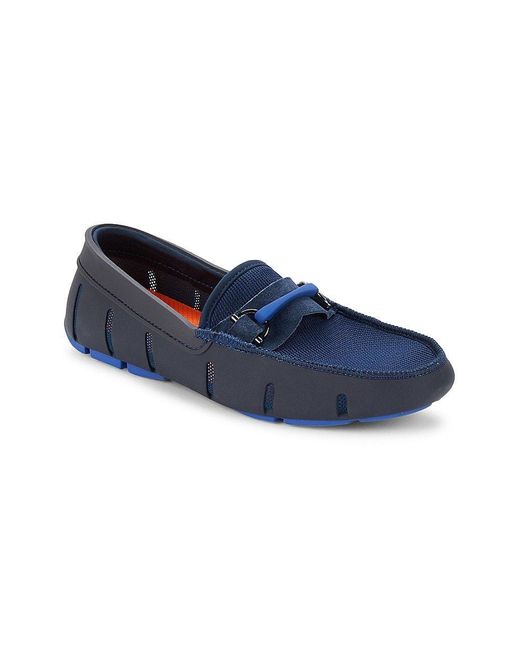 Swims Sporty Mesh Bit Loafers in Blue for Men Lyst