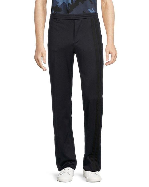 Valentino Solid Pants in Black for Men | Lyst