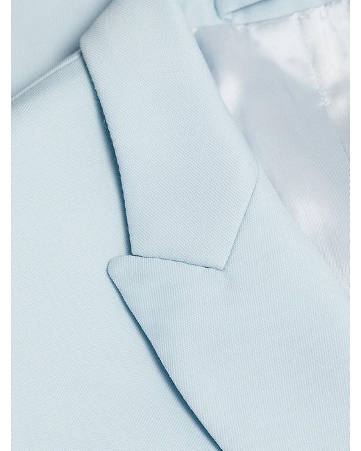 Wardrobe NYC Blue Wardrobe. Nyc Double-Breasted Wool Blazer