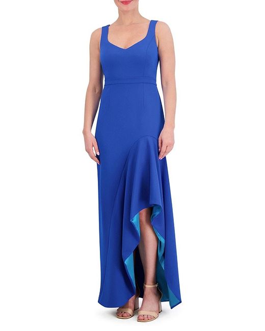 vince camuto ruched asymmetric laguna crepe dress SALONI London